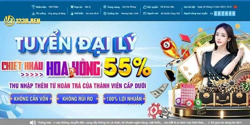 Đại lý cho nhà cái 123b làm công việc gì